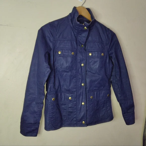 J. Crew Downtown Field Utility Military Relaxed boyfriend fit Jacket Siz…